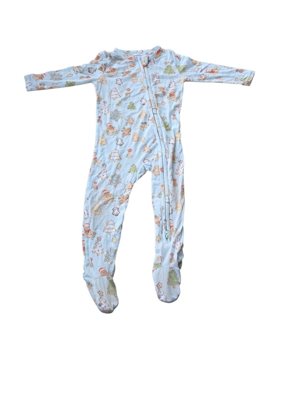 Angel Dear Footie Pajamas Sleepsuit 9-12 Months Christmas Cookies